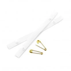 Dritz Straps & Strap Accessories Shoulder Strap Guards With Safety Pins, White
