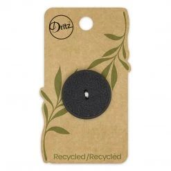 Dritz Recycled Hemp Geometric Round Button, 28mm