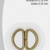 Dritz 1" D-Rings, 4 Pc