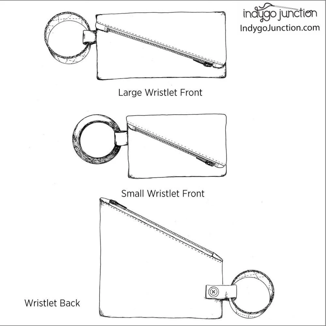 Indygo Junction Fold & Go Wristlet Pattern, PDF Download 4 Indygo Junction Fold & Go Wristlet Pattern, PDF Download