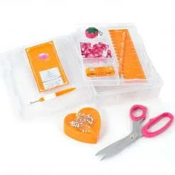 Dritz Sewing Kits Essential Sewing Box Kit, Orange