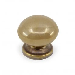 Dritz Ceramic Fancy Glaze Knob, Brown 8 Dritz Ceramic Fancy Glaze Knob, Brown
