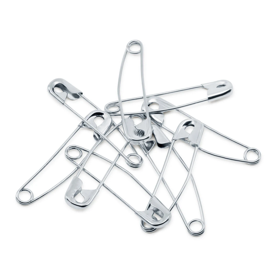 Dritz 1-1/2" Curved Basting Pins, Nickel, 75 Pc 6 Dritz 1-1/2" Curved Basting Pins, Nickel, 75 Pc