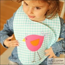 Indygo Junction Apparel Reversible Crossover Applique Bibs Pattern