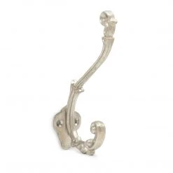 Dritz Metal Baroque Wall Hook, Silver