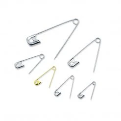 Dritz Pins & Accessories Safety Pins & Storage Box, Assorted Sizes, 100 Pc