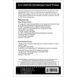 Indygo Junction Christmas Card Holder Trees Pattern