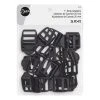 Dritz 1" Strap Adjusters, Black, 24 Pc 2 Dritz 1" Strap Adjusters, Black, 24 Pc