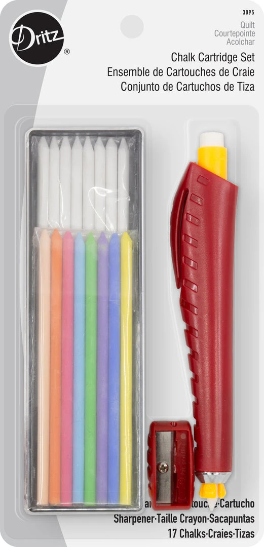 Dritz Chalk Cartridge Set, Assorted Chalk 3 Dritz Chalk Cartridge Set, Assorted Chalk