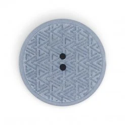 Dritz Recycled Hemp Geometric Round Button, 28mm 39 Dritz Recycled Hemp Geometric Round Button, 28mm