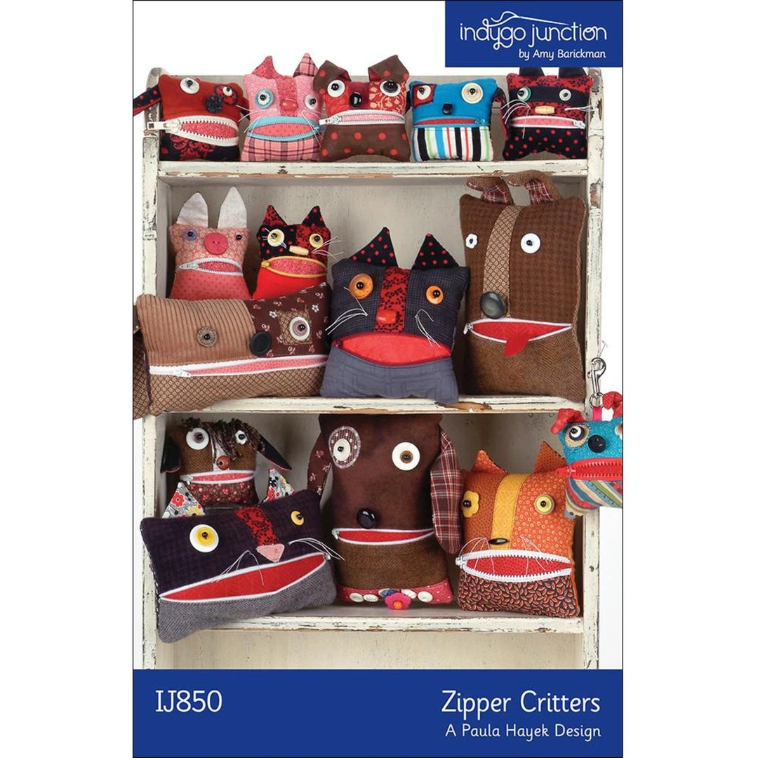 Indygo Junction Home & Storage Zipper Critters Pattern, PDF Download 3 Indygo Junction Home & Storage Zipper Critters Pattern, PDF Download