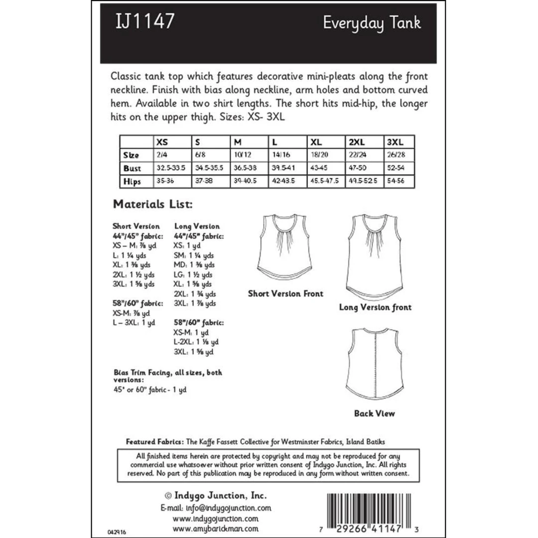 Indygo Junction Everyday Tank Pattern Apparel 5 Indygo Junction Everyday Tank Pattern Apparel