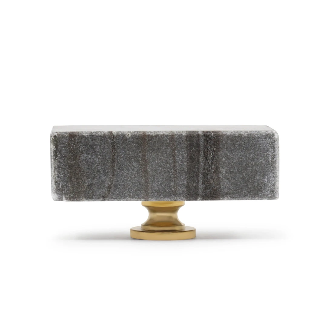 Dritz Stone Brick Knob, Gray 4 Dritz Stone Brick Knob, Gray