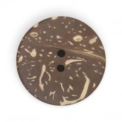 Dritz Sustainable Coconut Round Button, 30mm Buttons & Cover Buttons