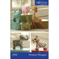 Indygo Junction Miniature Menagerie Stuffed Animal Pattern, PDF Download Crafts & Toys