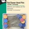 Dritz Flat Flower Head Pins, Assorted, 50 Pc Pins & Accessories 1 Dritz Flat Flower Head Pins, Assorted, 50 Pc Pins & Accessories