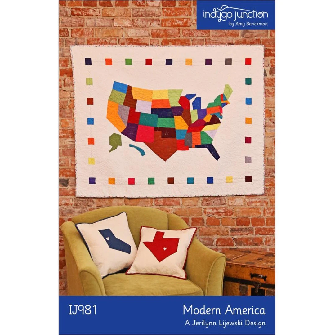 Indygo Junction Modern America Quilt Pattern Home & Storage 3 Indygo Junction Modern America Quilt Pattern Home & Storage