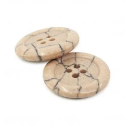 Dritz Recycled Polyester Round Button, 23mm, 2 Pc