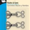 Dritz Decorative Hooks & Eyes, 2 Sets