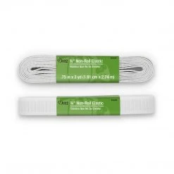Dritz 3/4" Non-Roll Elastic, White