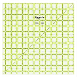 Omnigrid Non-Slip Square Ruler, Neon