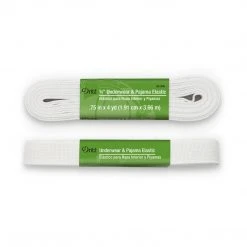 Dritz 3/4" Underwear & Pajama Elastic, White
