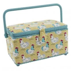 Dritz Rectangular Sewing Basket, Medium