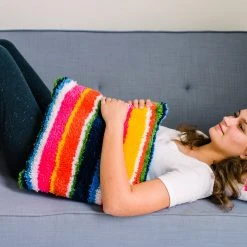 LoRan Yarn Accessories Latch-Stitch Pillow Kit, 16