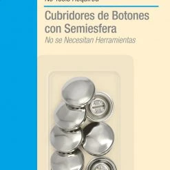 Dritz Half Ball Cover Buttons, Nickel Buttons & Cover Buttons