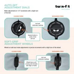 Dritz Twin-Fit Adjustable Dress Form Dress Forms 89 Dritz Twin-Fit Adjustable Dress Form Dress Forms