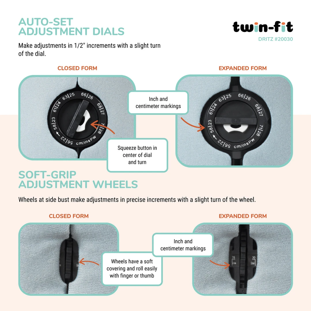 Dritz Twin-Fit Adjustable Dress Form Dress Forms 44 Dritz Twin-Fit Adjustable Dress Form Dress Forms