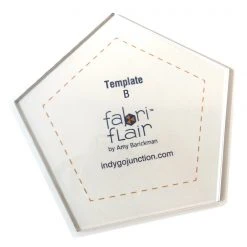 Indygo Junction Pentagon Fabriflair Tool, Template B Crafts & Toys
