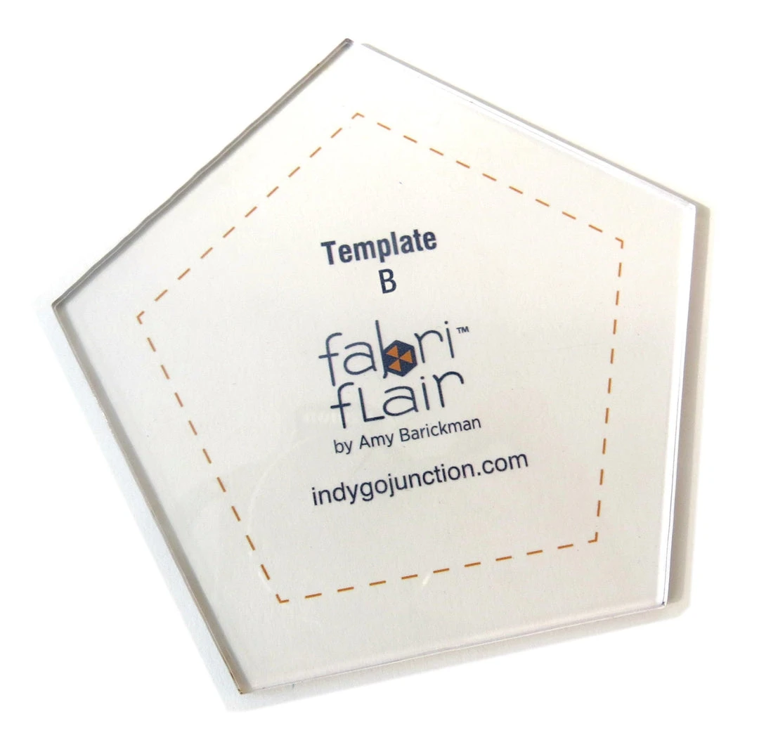 Indygo Junction Pentagon Fabriflair Tool, Template B Crafts & Toys 4 Indygo Junction Pentagon Fabriflair Tool, Template B Crafts & Toys
