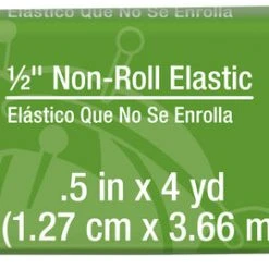 Dritz Elastics 1/2" Non-Roll Elastic, White