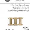 Dritz Short Post Chicago Screws, 3 Pc