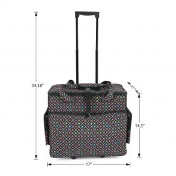 Dritz Sewing Baskets & Storage Sewing Machine 2-Wheel Tote 24 Dritz Sewing Baskets & Storage Sewing Machine 2-Wheel Tote