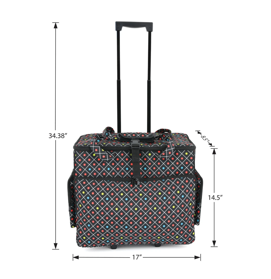 Dritz Sewing Baskets & Storage Sewing Machine 2-Wheel Tote 11 Dritz Sewing Baskets & Storage Sewing Machine 2-Wheel Tote