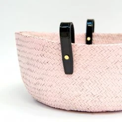 Dritz Faux Patent Leather Handle Set, Black