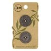 Dritz Recycled Coconut Round Button, Brown, 2 Pc 1 Dritz Recycled Coconut Round Button, Brown, 2 Pc