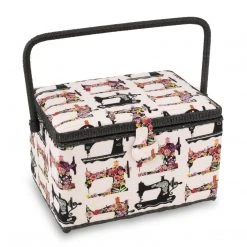 Dritz Rectangular Sewing Basket, Large