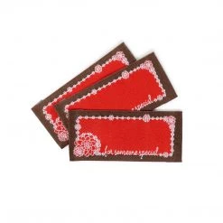 Dritz Sew-on Woven Quilt Labels, Assorted, 9 Pc Lettering & Embellishments