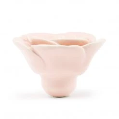 Dritz Ceramic Flower Knob, Pale Pink Hooks & Knobs