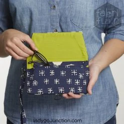 Indygo Junction Crafts & Toys Pocketbook Wristlet Fabriflair Pattern