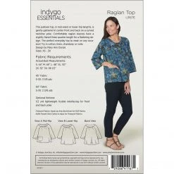 Indygo Junction Apparel Raglan Top Pattern