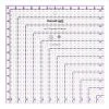 Omnigrid Quilting Rulers Square Up Ruler, 12-1/2"