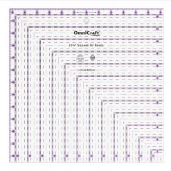 Omnigrid Quilting Rulers Square Up Ruler, 12-1/2"