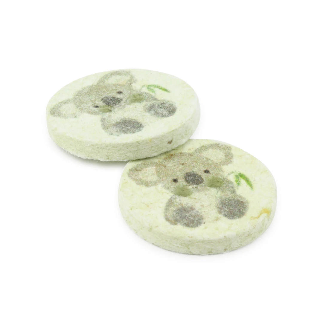 Dritz Recycled Cotton Koala Button, 18mm, 3 Pc 8 Dritz Recycled Cotton Koala Button, 18mm, 3 Pc