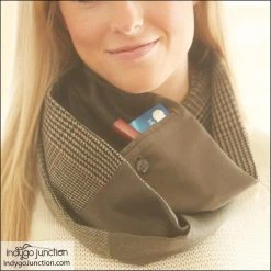 Indygo Junction Purses & Accessories Infinity Pocket Scarf Pattern