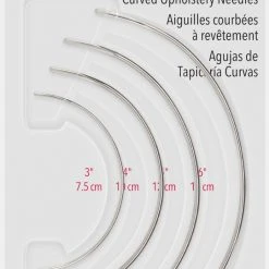 Dritz Curved Upholstery Needles, Assorted, 4 Pc Pins & Needles