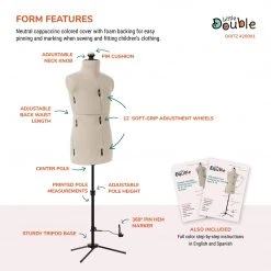 Dritz Dress Forms Little Double Adjustable Form, Child